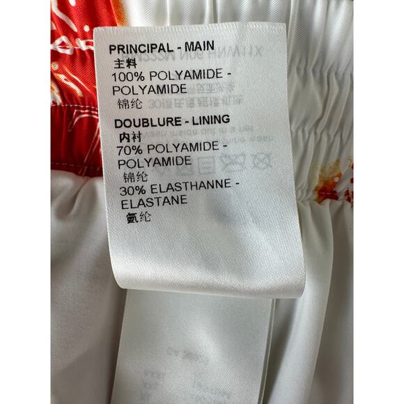 Louis Vuitton Red Bleached Bandana Monogram Swim Shorts - Picture 5 of 8